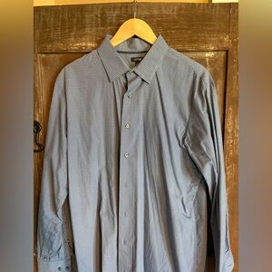 Apt. 9 Men's Blue Textured Dress Shirt